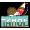 LAKE TAHOE CALIFORNIA SAILBOARDER HAT LAPEL PIN